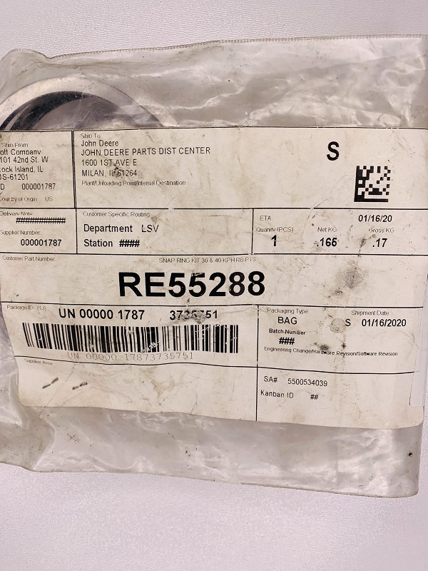 Кільце стопорне RE55288